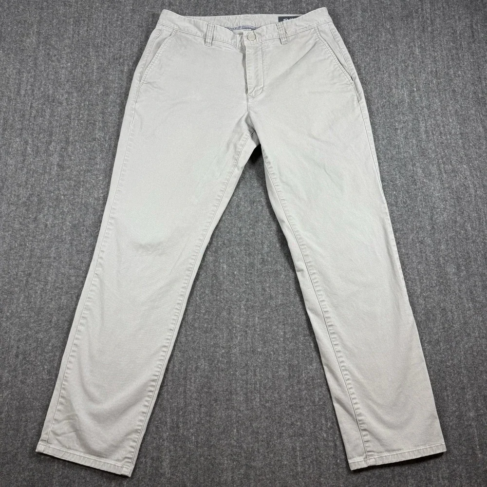 Bonobos Men's Chino Pants 32x30 Gray Straight Leg Casual Dress Pants